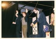 Cena da peça de teatro "Hamlet".