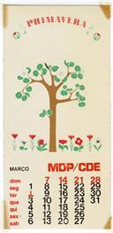Calendário MDP Março.