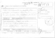 Registo de faxes e correspondência expedida.