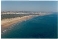 Fotografia aérea do concelho de Almada.