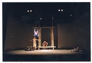 XV Festival de Almada: representação da peça de teatro "O carteiro e o poeta".