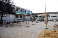 Obras de requalificação do Parque Infantil da Rua Clube Recreativo do Feijó.