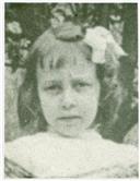 Retrato de Virgínia Maria Herman Pereira em criança.