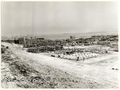 Obras de construção do Liceu Nacional de Almada, Pragal.