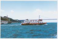 Cacilheiro no rio Tejo.