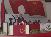 Fotografias do 64.º aniversário da "revolução de outubro".