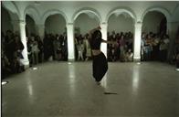 Espetáculo de dança durante a abertura do 21.º Festival de Música dos Capuchos. 