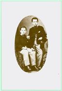 Retrato de dois meninos. 
