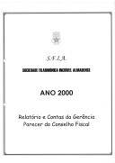 Relatório de Contas, 2000.