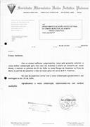 Correspondência expedida.