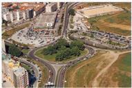 Fotografia aérea do concelho de Almada.