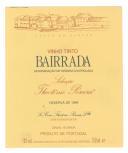 Rótulo de vinho tinto Bairrada, reserva de 1994, Selecção Theotónio Pereira.