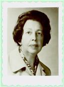 Retrato de Virgínia Maria Herman Pereira em adulta.