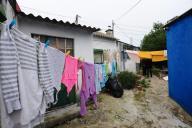 Rua e casas na Quinta do Gato Bravo, Feijó.