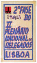 2º Plenário de Delegados.