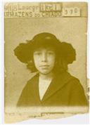 Retrato de Virgínia Maria Herman Pereira em jovem.