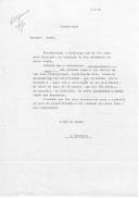 Correspondência interna.