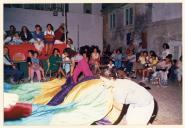 Espetáculo de rua no pátio Prior do Crato.