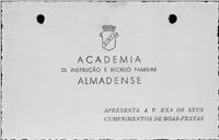 Boas festas da Academia.