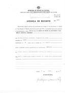 Licença de recinto, para abertura e funcionamento, a título definitivo, do salão de festas da Sociedade.