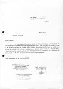 Correspondência expedida.