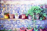 Painel de azulejos na Quinta de Vale Flores de Cima, Feijó.