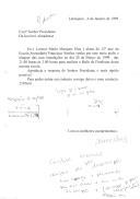 Correspondência recebida.