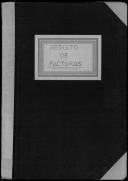 Livro de registos de fornecedores "Registo de Faturas".
