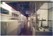 Vitrines da sala de exposição do Museu Naval.