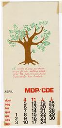 Calendário MDP Abril.