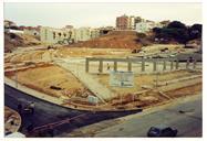 Construção do jardim envolvente do Complexo Desportivo do Feijó.