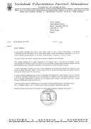 Registo de faxes e correspondência expedida.