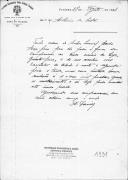 Correspondência expedida.