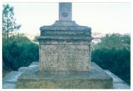 Inscrição do Cruzeiro da Quinta de Vale de Rosal, Charneca de Caparica.