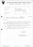 Correspondência expedida.
