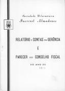 Relatório de Contas, 1978.