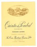 Rótulo de portuguese sauternes Quinta do Pombal.