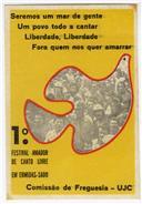 1º Festival Amador de Canto-livre.