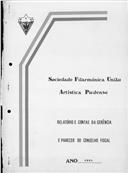 Relatório e contas da gerência e parecer do Conselho Fiscal.