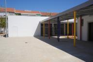Obras de construção do Jardim de Infância da Escola Básica do Primeiro Ciclo n.º 1 do Feijó.  