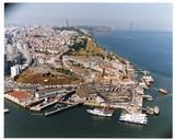Almada, vista panorâmica dos estaleiros navais da Parry & Son.