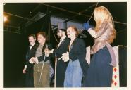Cena da peça de teatro "Hamlet".
