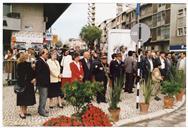 Cerimónia de homenagem aos Perseguidos na Praça MFA, Almada.