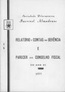 Relatório de Contas, 1981.