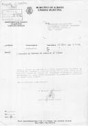 Correspondência recebida.