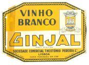 Rótulo de vinho branco Ginjal.