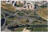 Fotografia aérea do concelho de Almada.