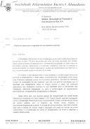 Correspondência expedida.