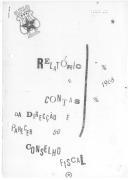 Relatório de Contas, 1968.
