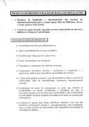 Projeto de reestruturação/mudança de instalações da sociedade.